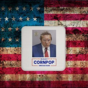 Donald Trump Mugshot Re-Elect Cornpop One Bad Dude Hoodie T-Shirt