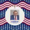 Donald Trump Mugshot Re-Elect Cornpop One Bad Dude Ornament