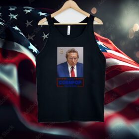Donald Trump Mugshot Re-Elect Cornpop One Bad Dude Sleeveless Crop Shirt