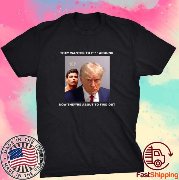 Trump X Paulo Mugshot Tee Shirt