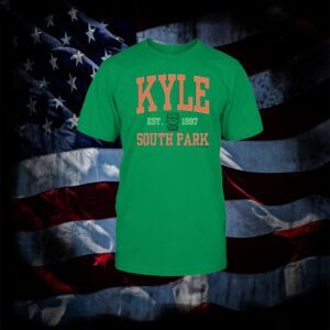 South Park Kyle Collegiate Tee Shirt