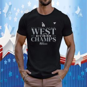 Los Angeles Dodgers 2023 Nl West Division Champions Locker Room Official Shirt