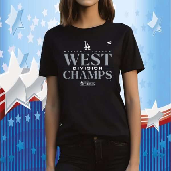 Los Angeles Dodgers 2023 Nl West Division Champions Locker Room Official Shirt