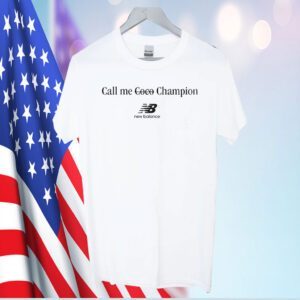 Coco Gauff Wearing Call Me Coco Champion 2023 Shirt