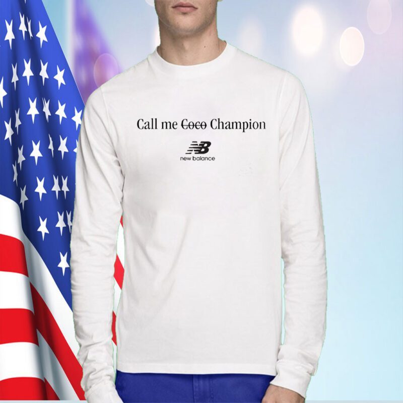 Coco Gauff Call Me Coco Champion Official Shirts