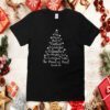 Isaiah 9:6, Bible Quote Christmas, Names of Jesus Christmas Tree TShirt