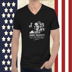 Jimmy Buffett 76 Years 1946 – 2023 Thank You For The Memories Signed Tee Shirt