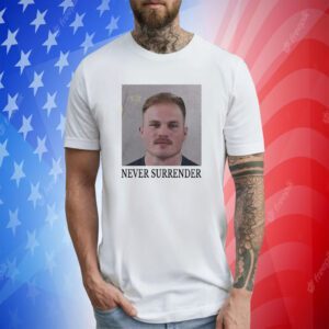 Zach Bryan Mugshot Never Surrender Mugshot T-Shirt