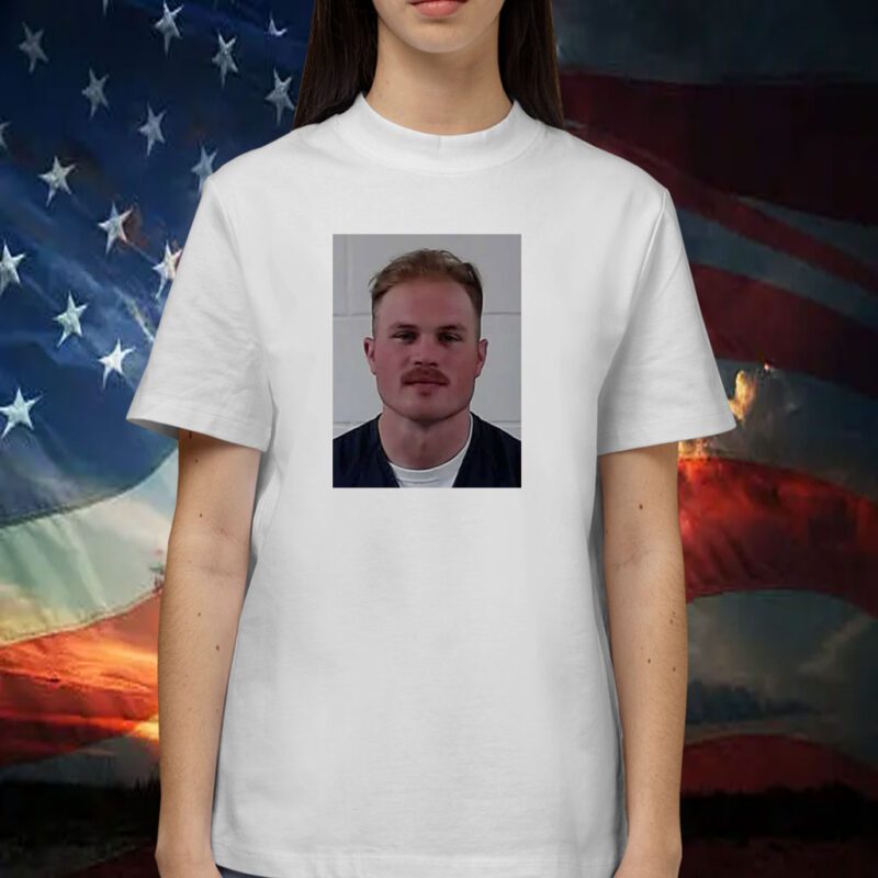 Zach Bryan Arrested In Oklahoma Mugshot Tee Shirt