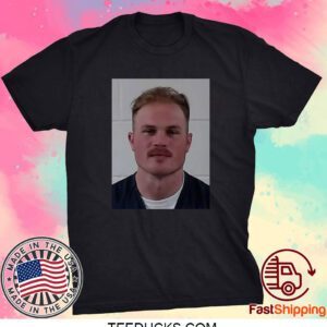 Zach Bryan Mugshot In Zach We Trust T Shirt