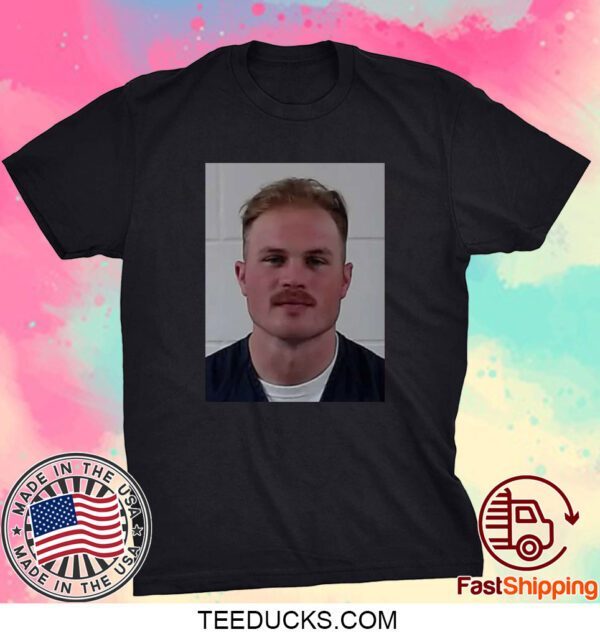 Zach Bryan Mugshot In Zach We Trust T Shirt