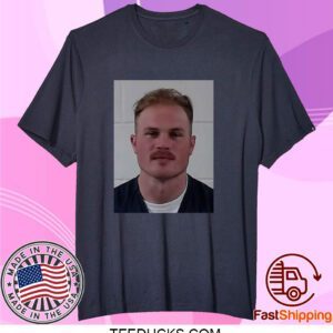 Zach Bryan Mugshot In Zach We Trust T Shirt