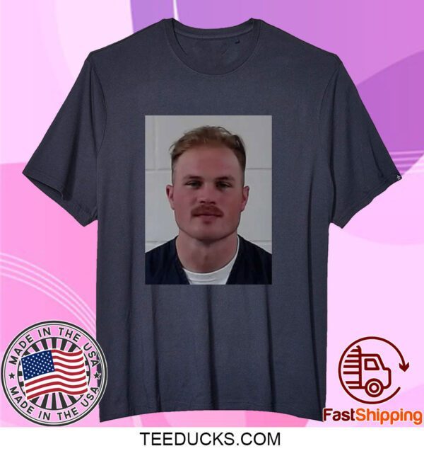 Zach Bryan Mugshot In Zach We Trust T Shirt