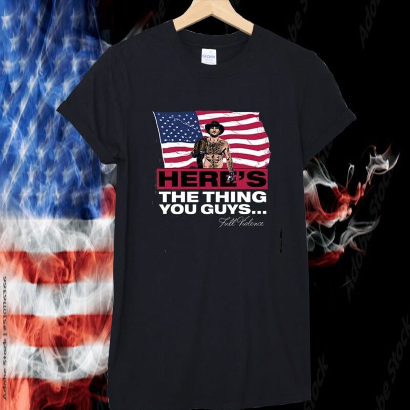 Official Sean Strickland Here’s The Thing You Guys T-Shirt