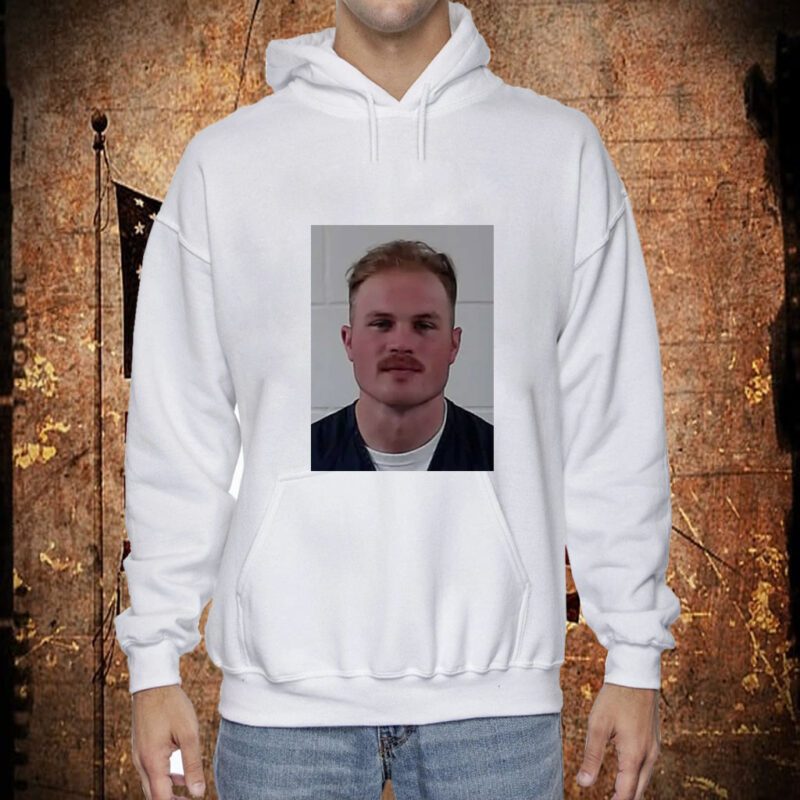 Zach Bryan Mugshot Craig County Jail Hoodie T-Shirt