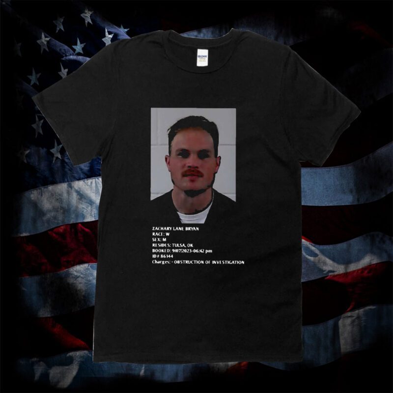 Zachary Lane Bryan Mugshot Tee Shirt