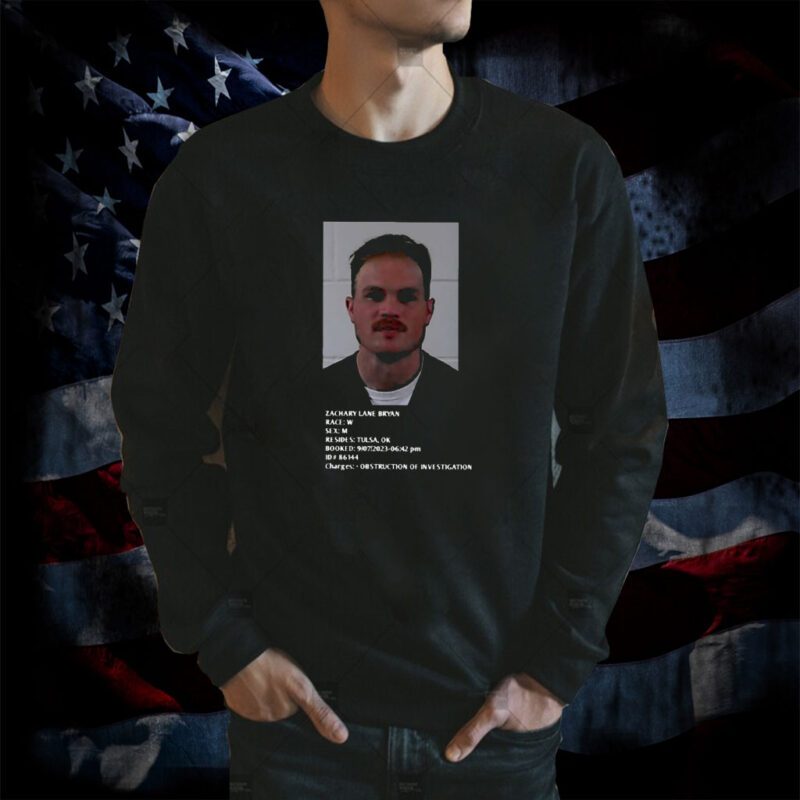 Zachary Lane Bryan Mugshot Tee Shirt