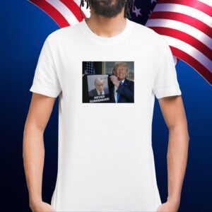 Trump Mugshot Never Surrender Trump Shows Off Shirt