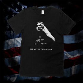 Aidan Hutchinson Detroit Lions Majestic Threads Graphic 2023 Shirt