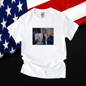 Donald Trump Mugshot Never Surrender Trump Shows Off 2024 T-Shirt