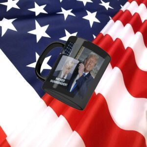 Donald Trump Proudly Presents Never Surrender Mug