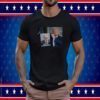 Trump Shows Off Trump Mugshot Never Surrender Long Sleeve Shirt