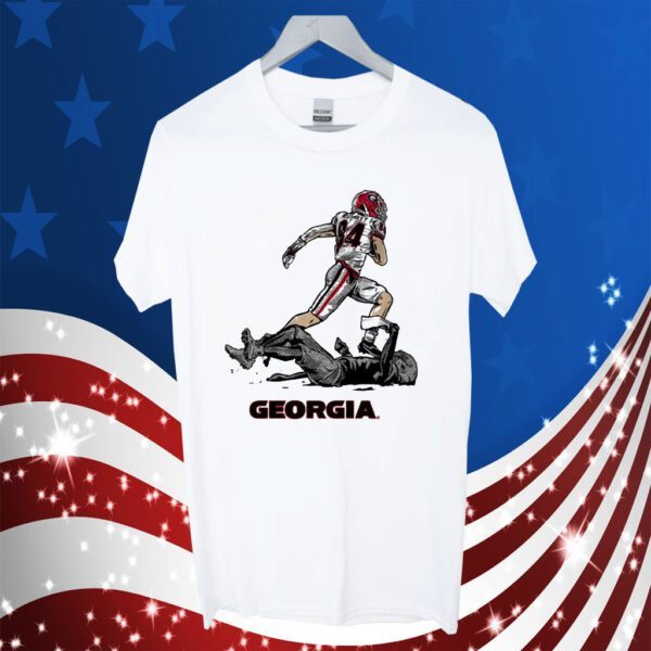 Georgia Football Ladd Mcconkey Superstar Pose TShirt