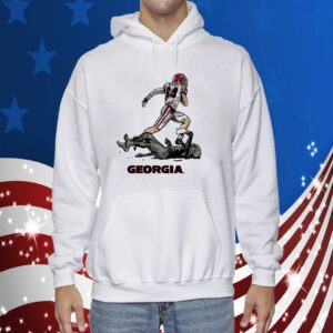 Georgia Football Ladd Mcconkey Superstar Pose TShirt