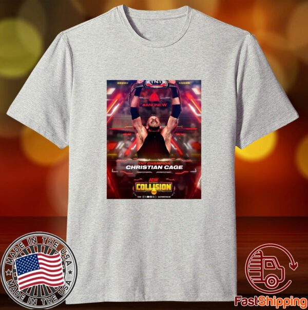 Andnew Tnt Champion Christian Cage Tee Shirt