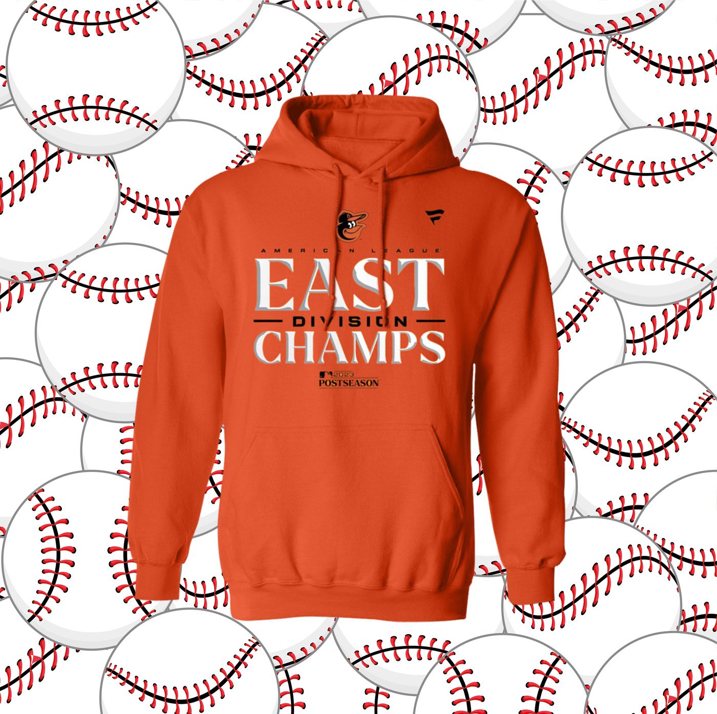 Baltimore Orioles 2023 Al East Champions Hoodie Shirt - HollyTees