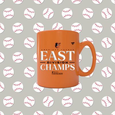 Baltimore Orioles 2023 Al East Champions Mug