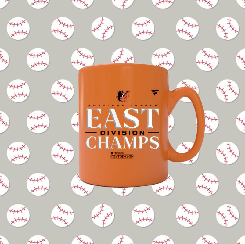 Baltimore Orioles 2023 Al East Champions Mug