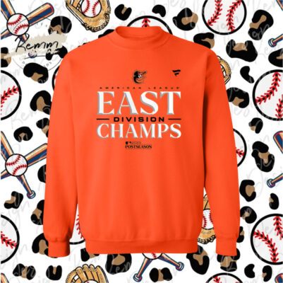 Baltimore Orioles Al East Champions 2023 Orange sweater