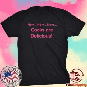 Dara Ó Briain Nom Nom Nom Cocks Are Delicious Tee Shirt