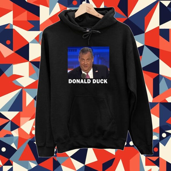 Donald Duck Chris Christie Tee Shirt