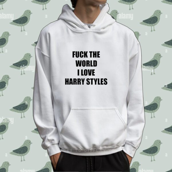 Hazzastylesq Fuck The World I Love Harry Styles Tee Shirt