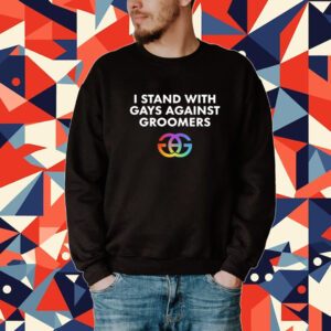 I Stand With Gays Against Groomers Tee Shirt