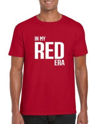 In My Red Era Taylor Swift Inspired Tee Shirt