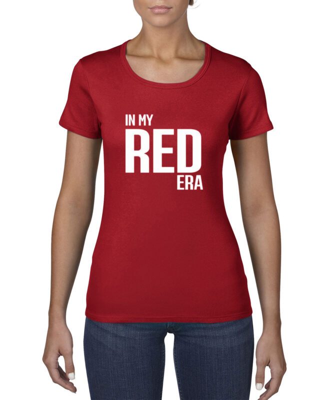 In My Red Era Taylor Swift Inspired Tee Shirt