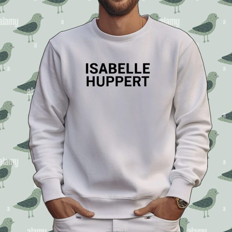 Keaton Bell Wearing Isabelle Huppert Tee Shirt