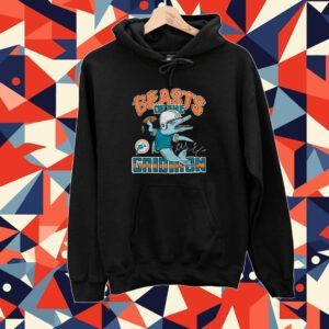 Miami Dolphins Beasts Of The Gridiron Tee Shirt