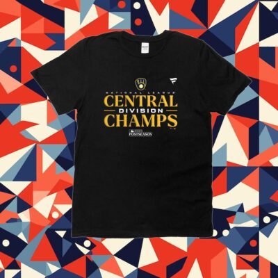 Milwaukee Brewers 2023 Nl Central Division Champions Locker Room Tee Shirt