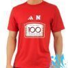Nebraska Huskers Adidas Memorial Stadium 100th Anniversary Sideline Strategy Fresh Tee Shirt