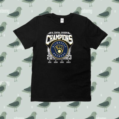 Nl Central Divison Champions Milwaukee Brewers 2011 2018 2021 2023 Tee Shirt