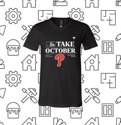 Philadelphia Phillies 2023 Postseason Locker Room V-neck Shirt