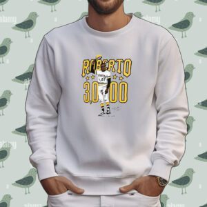 Roberto Clemente 30000 Pittsburgh Pirates Illustration signature Tee shirt