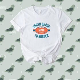 South Beach 70 Burger Tee shirt