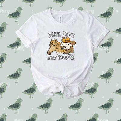 Spencers Ride Fast Eat Trash Tee Shirt