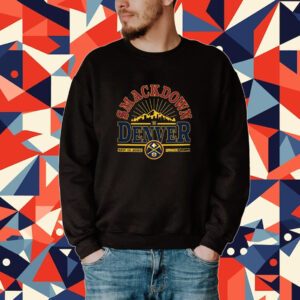 Sportiqe Smackdown X Denver Nuggets Tri-Blend Tee Shirt