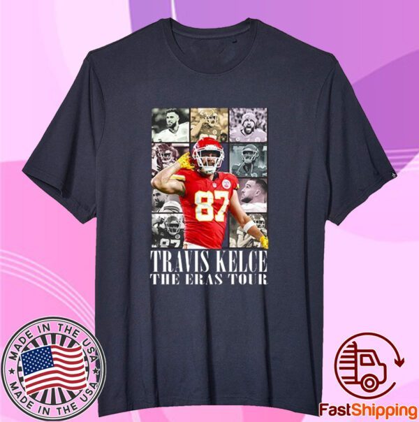 Travis Kelce The Eras Tour Tee Shirt